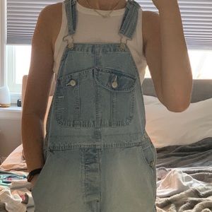 Vintage ‘The Limited’ Denim Short Overalls